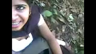 Indian girl sucking dick and eat cum