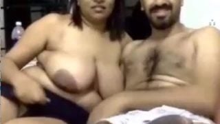 Big boobs hot desi girl playing with black dick