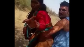 Outdoor pussy fucking of Haryanvi aunty