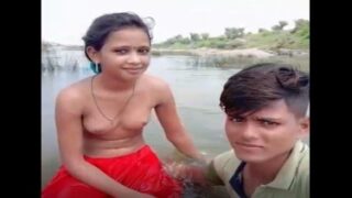 Nude video of cute village couple