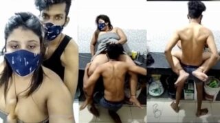 Wild sex of hot desi milf and a college boy