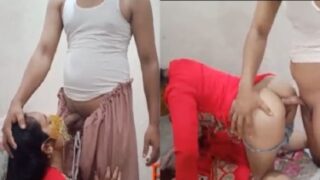 Hardcore doggy style fucking of desi aunty