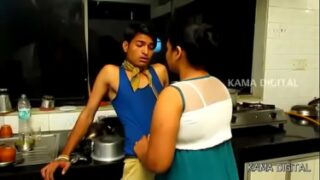 Horny woman seducing young desi boy