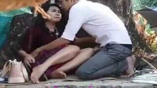 Cute Nepali girl fucked in jungle