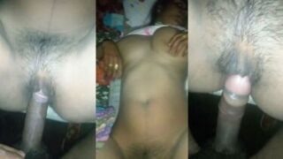 Juicy hairy pussy of Haryanvi bhabhi