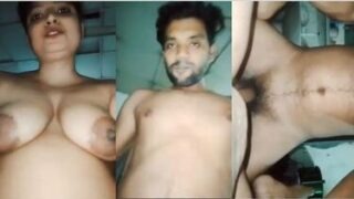 Watchman fucking big boobs Bangla aunty