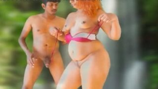 Outdoor sex of nude Mallu couple