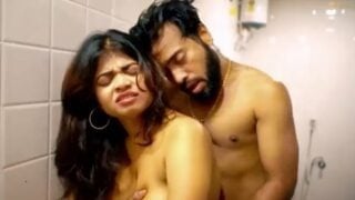 Horny desi couple fucking under shower