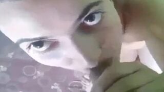 Nude Himachal beauty sucking cock of boyfriend