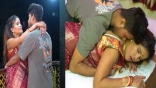 Chudakkad Chachi fucked by young desi boy
