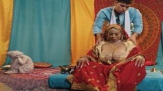 Indian style chut fucking of newly married English couple